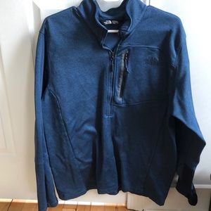 half zip North Face jacket